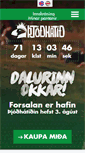 Mobile Screenshot of dalurinn.is